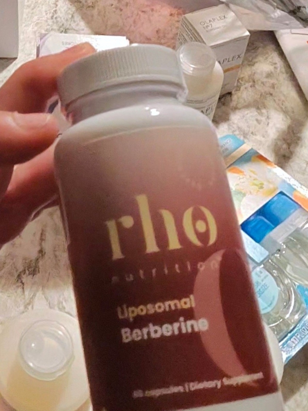 y Rho Nutrition Liposomal Berberine Supplement Bottle